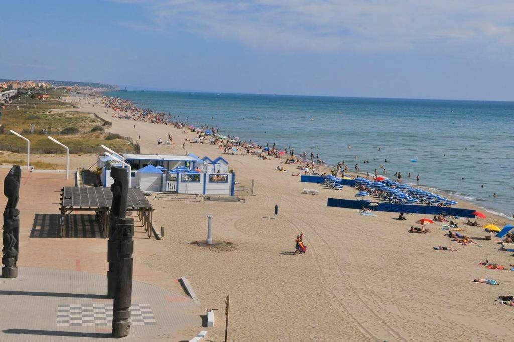 Barcaresa-Ravissant Appartement Piscine Vue Mer Wifi Parking Gratuit Le Barcarès Eksteriør billede